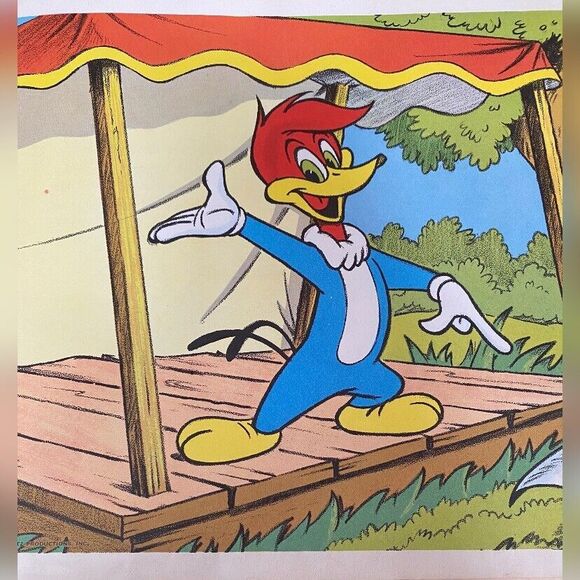 Woody Woodpecker And His Talent Show 78 RPM Vinyl Children’s VTG 1949 Storybook - Picture 3 of 5